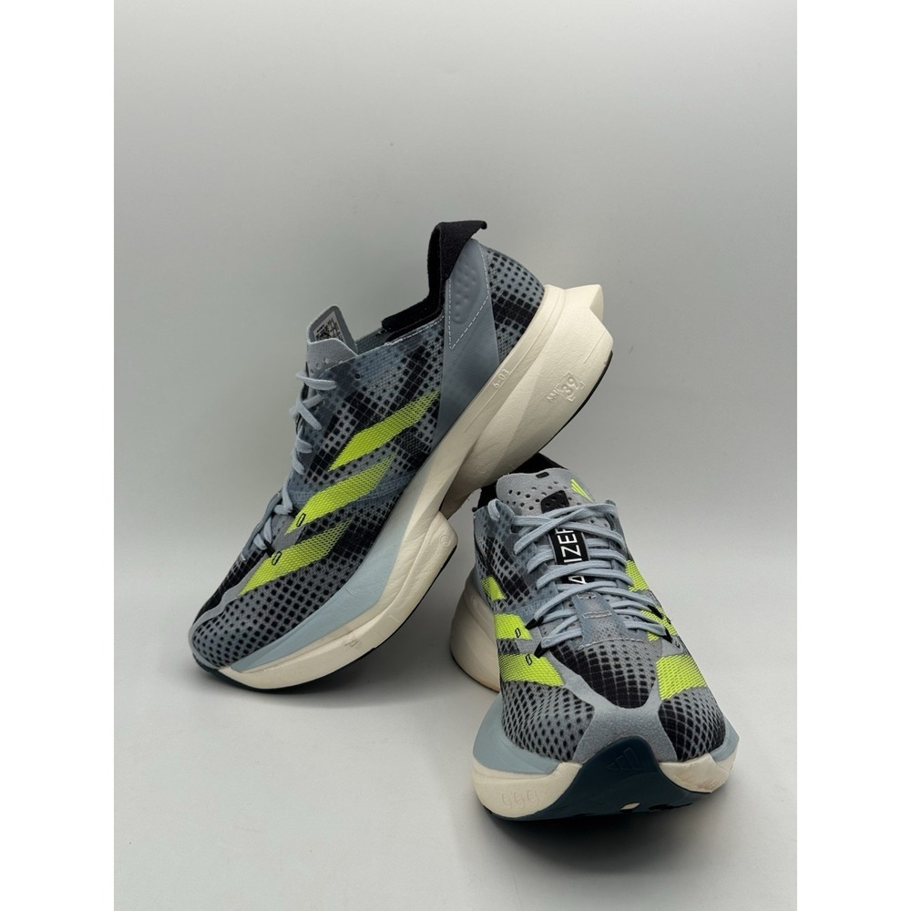 Adidas Adinero Adios Pro 3 Men's Wonder Blue Lucid Lemon Running Shoes Size 6.5 - Picture 8 of 14
